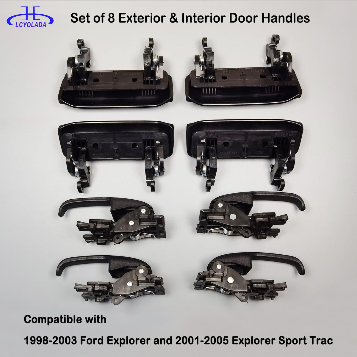 Lcyolada front interior handle mounted inside door illustrating ergonomic grip
