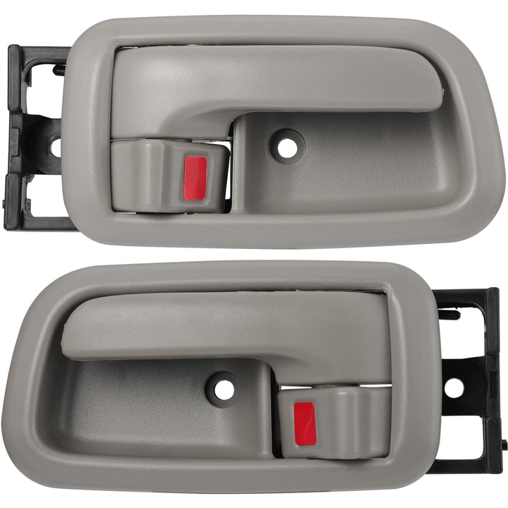 Lcyolada front left and right handle pair showing light gray bezels and complete assembly for quick replacement