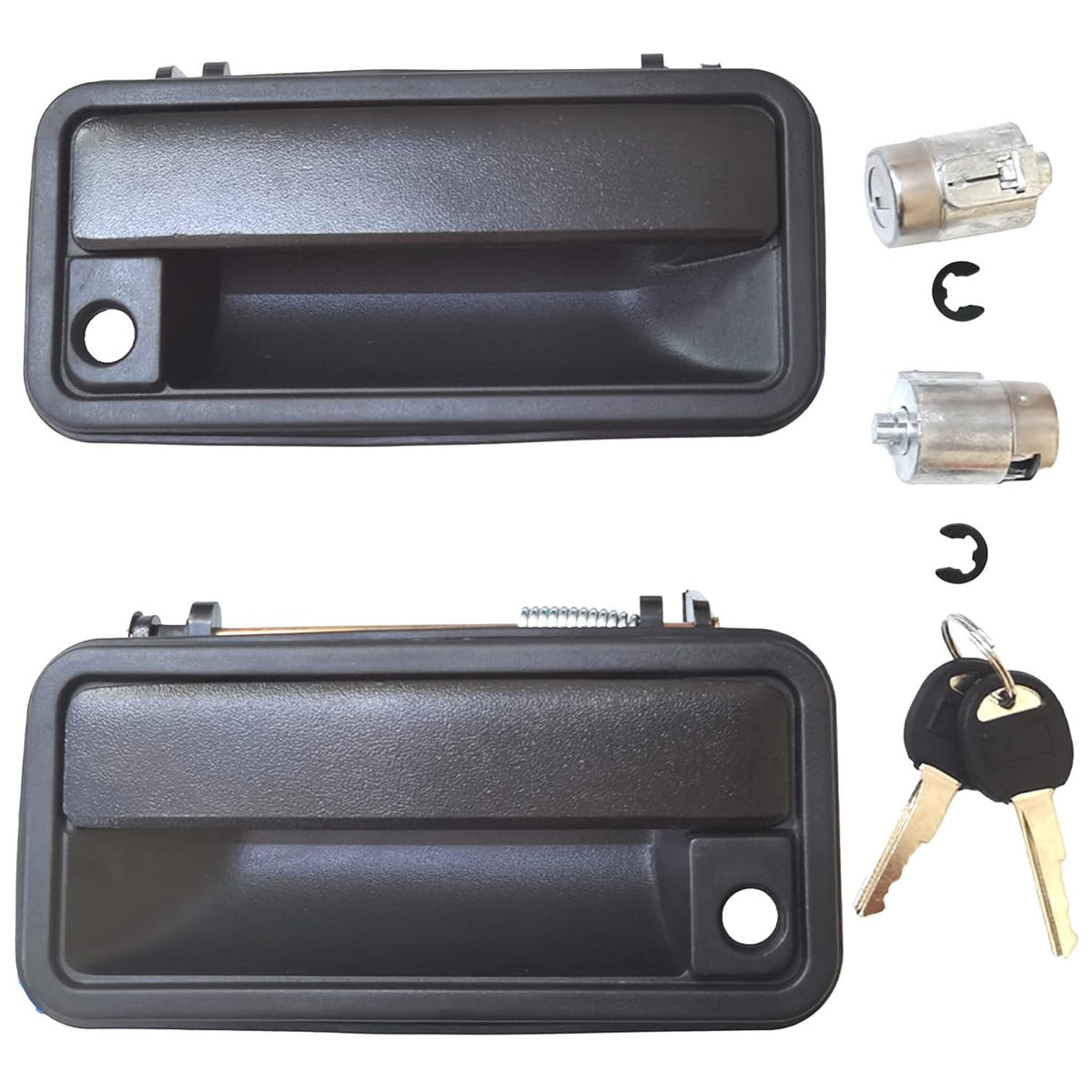 Lcyolada front left and right handles in retail packaging showing compatibility benefits
