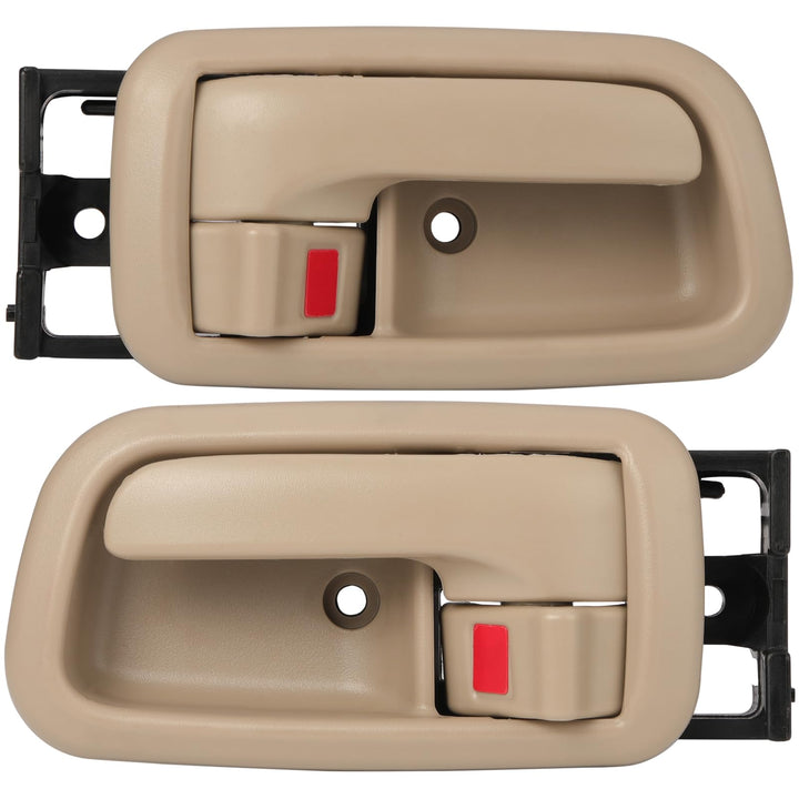 Lcyolada beige front left and right handles in package showing contents and value
