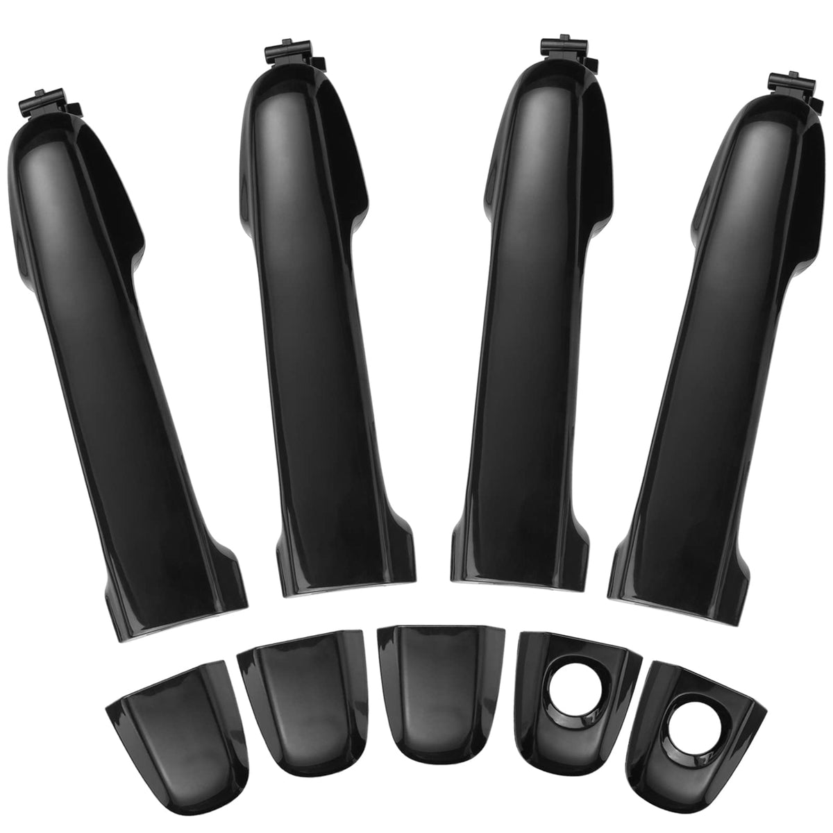 Lcyolada front left handle smooth black showing clean fit and restored appearance