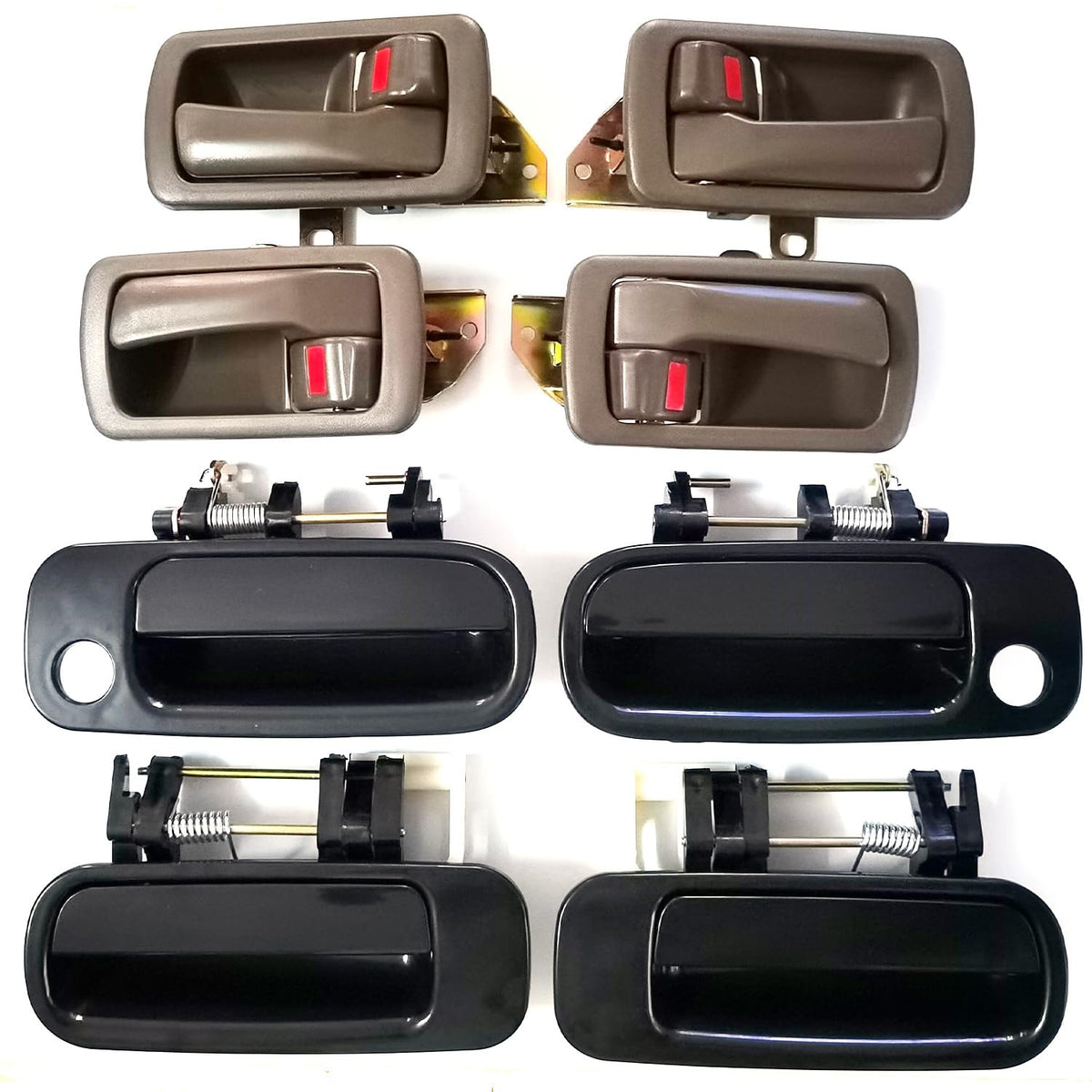 Lcyolada front packaging showing full 8-piece handle kit, clear contents and benefit