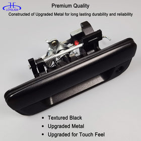Lcyolada handle keyhole detail showing lock compatibility benefit