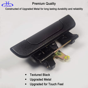 Lcyolada handle mounted on Tacoma tailgate demonstrating exact fit