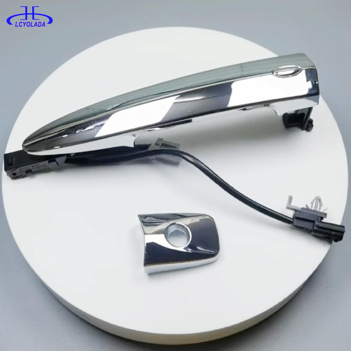 Lcyolada handle in packaging with label showing part number and easy identification