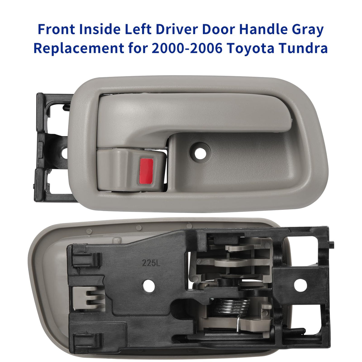 Lcyolada driver-side handle installed in Tundra door panel demonstrating fit and ease of replacement