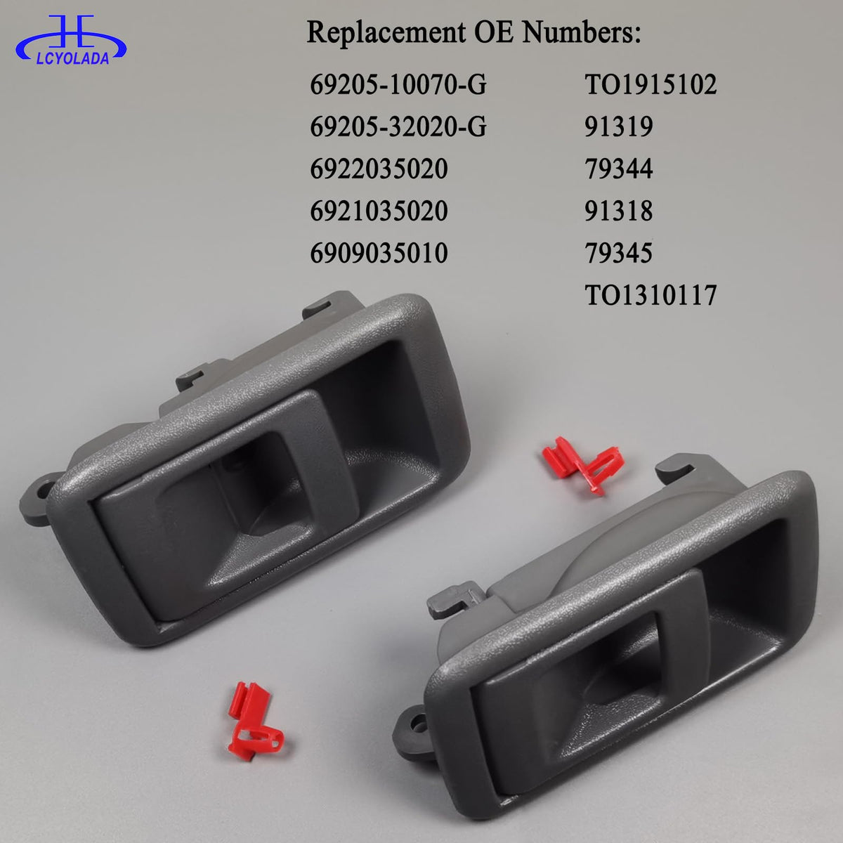 Lcyolada exterior handle installed on Tacoma demonstrating accurate fit