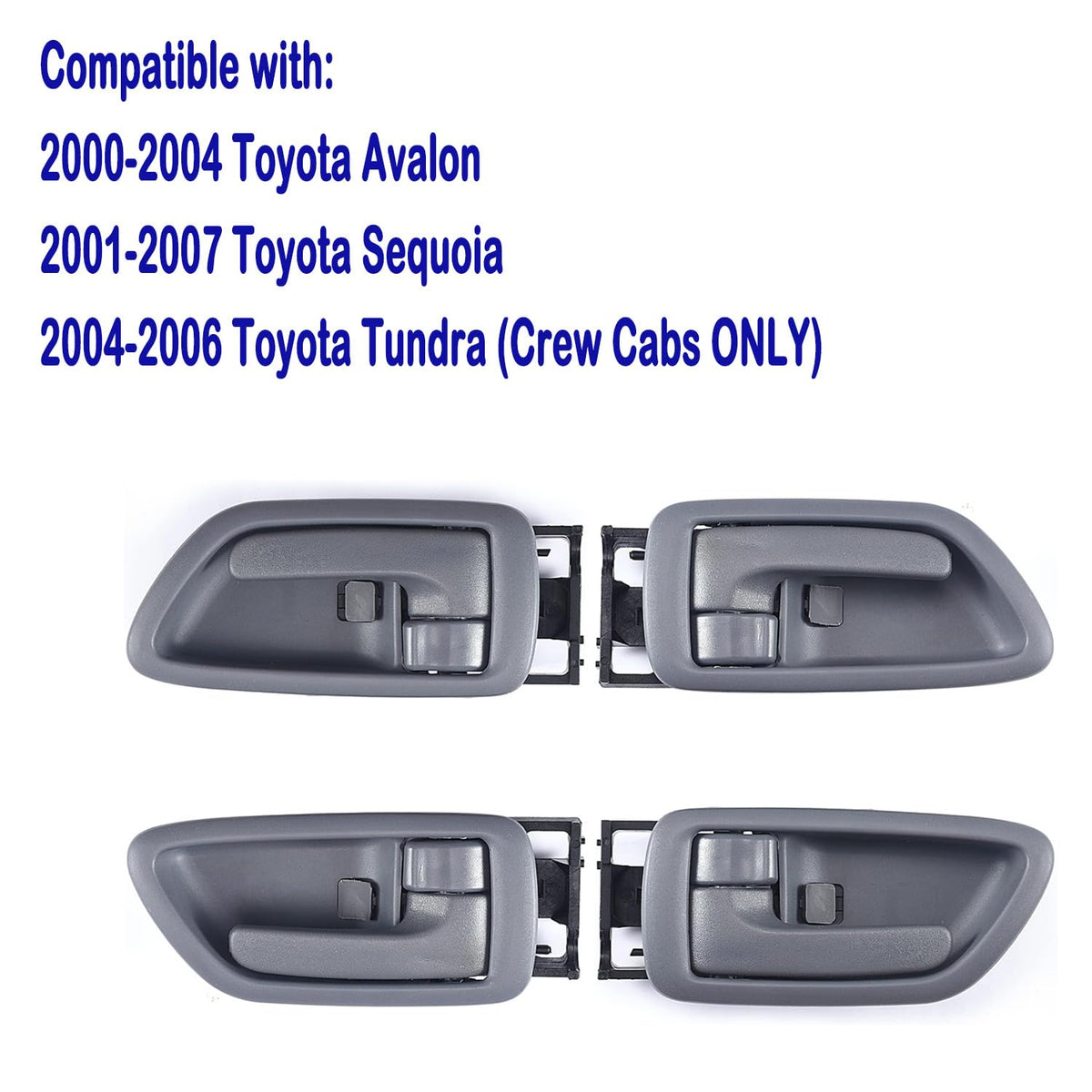 Lcyolada handle installed in rear passenger door showing matching appearance benefit