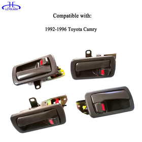 Lcyolada handle installed on Camry door demonstrating proper alignment and restored look