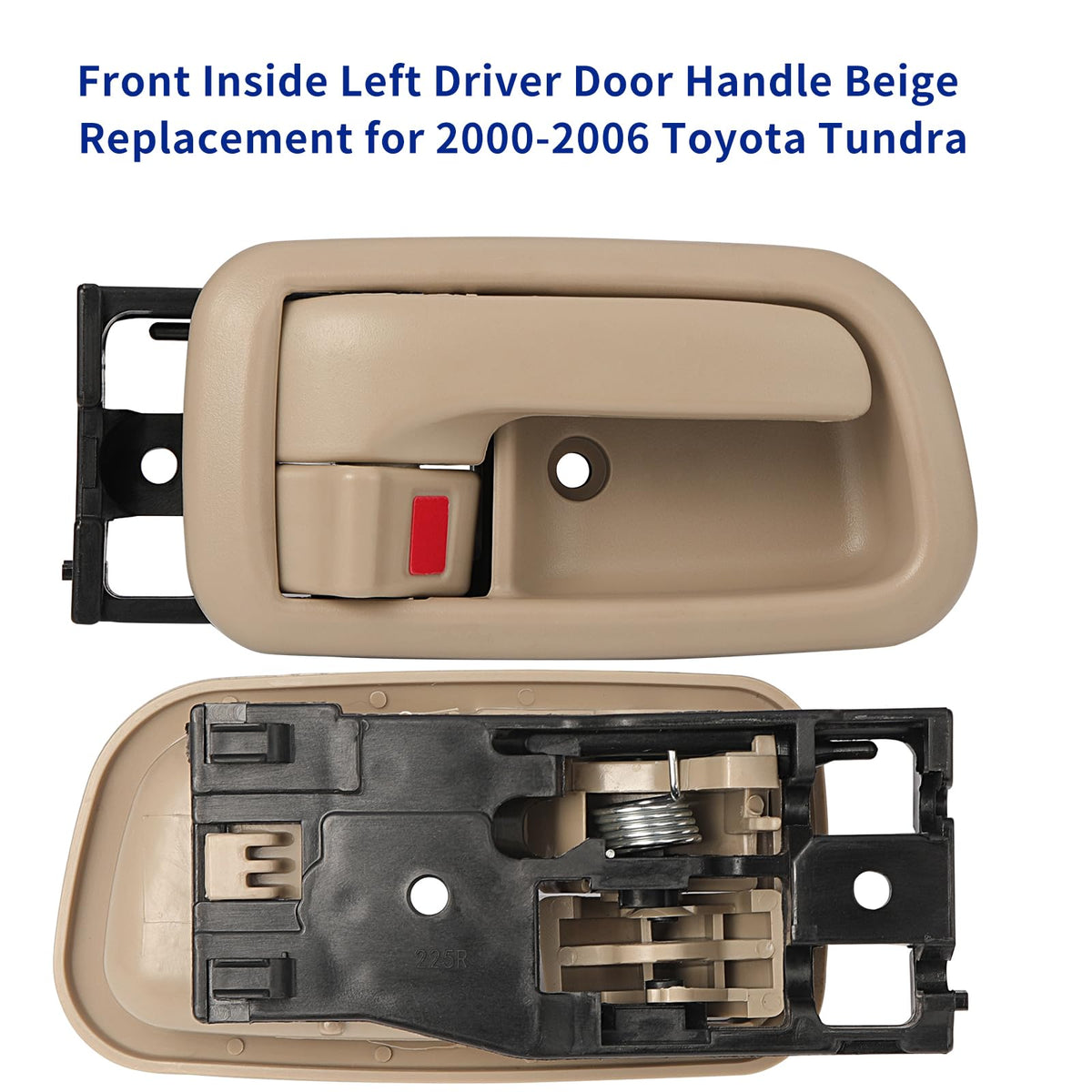 Lcyolada driver-side front handle installed demonstrating correct fit and function