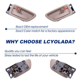 Lcyolada installed in vehicle interior showcasing cohesive beige styling and clean look