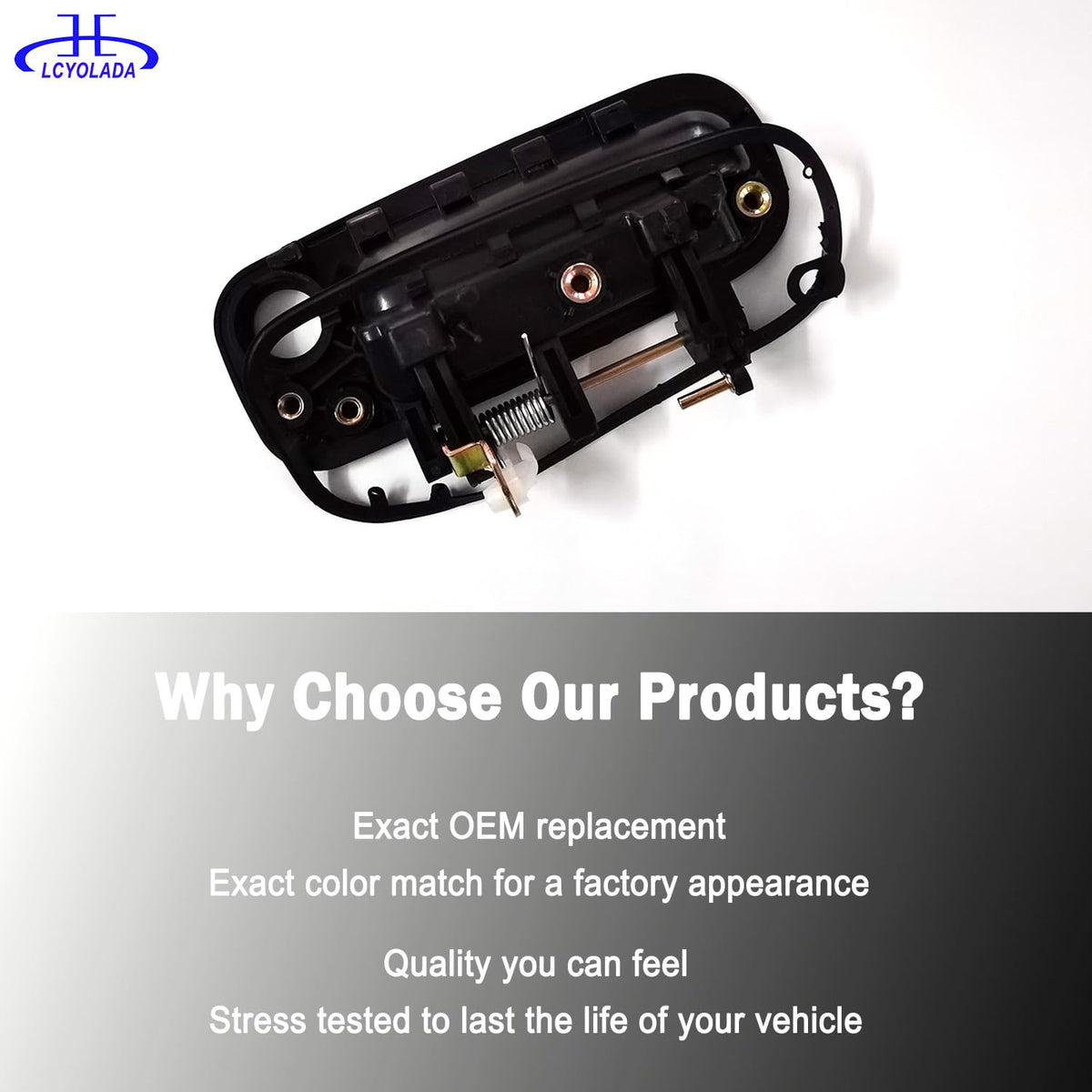 Lcyolada mechanic installing handle showing straightforward replacement and time savings