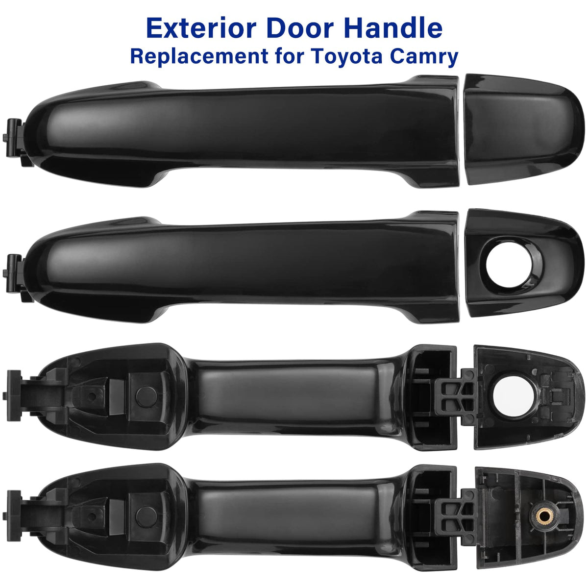 Lcyolada rear handle close-up showing contour and precise fit for reliable operation