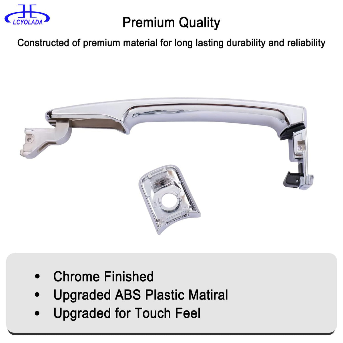 Lcyolada rear passenger handle close-up for durable operation benefit