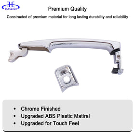 Lcyolada rear passenger handle close-up for durable operation benefit