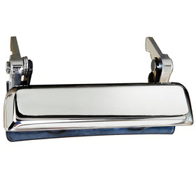 Lcyolada front view chrome tailgate handle showing fit and clean finish