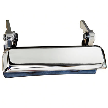 Lcyolada front view chrome tailgate handle showing fit and clean finish