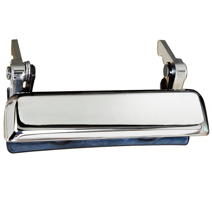 Lcyolada front view chrome tailgate handle showing fit and clean finish