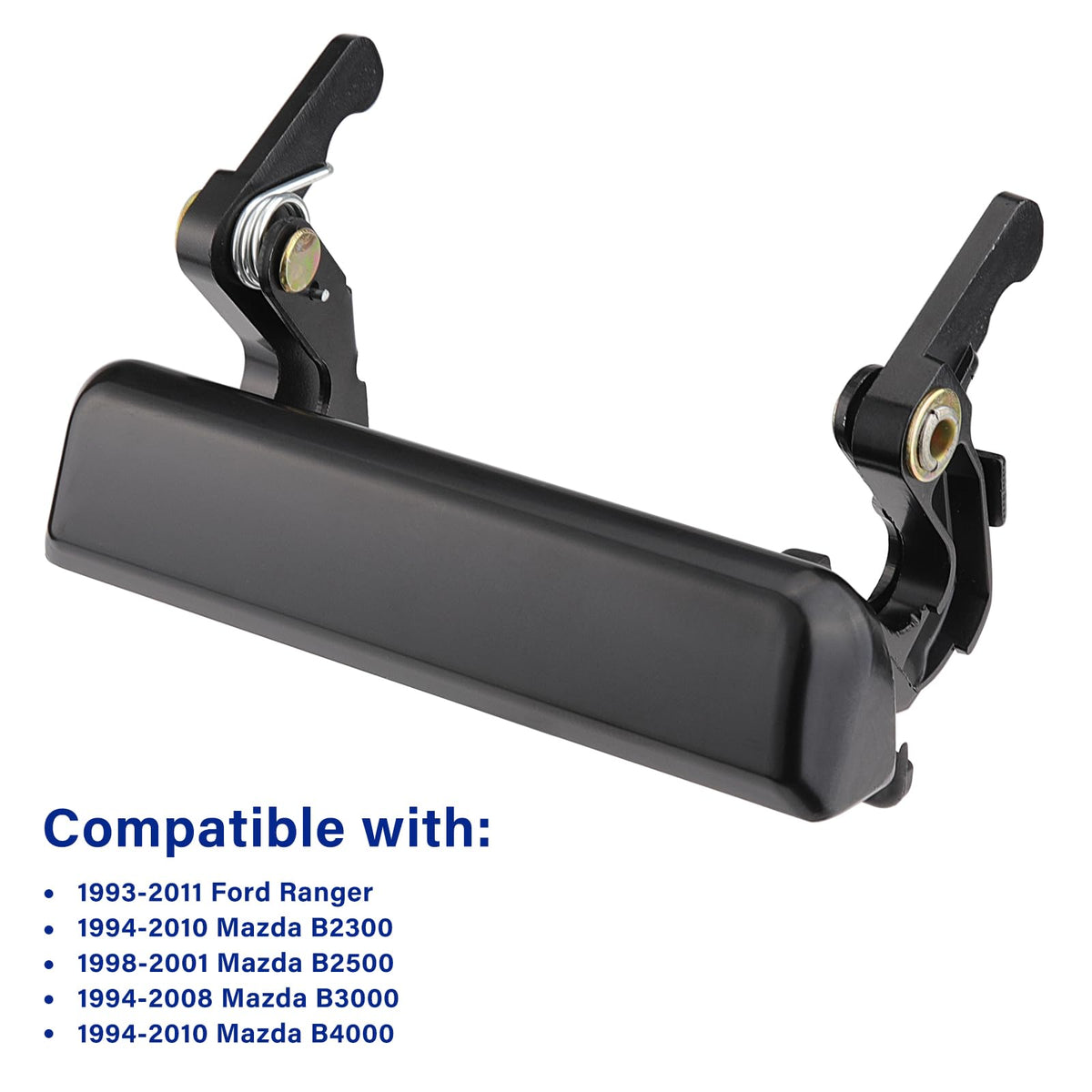 Lcyolada tailgate handle installed on Ford Ranger demonstrating factory fit
