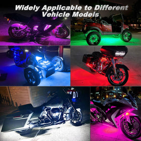 LD DARKEAGLE dual-zone display showing different colors on left and right for customization