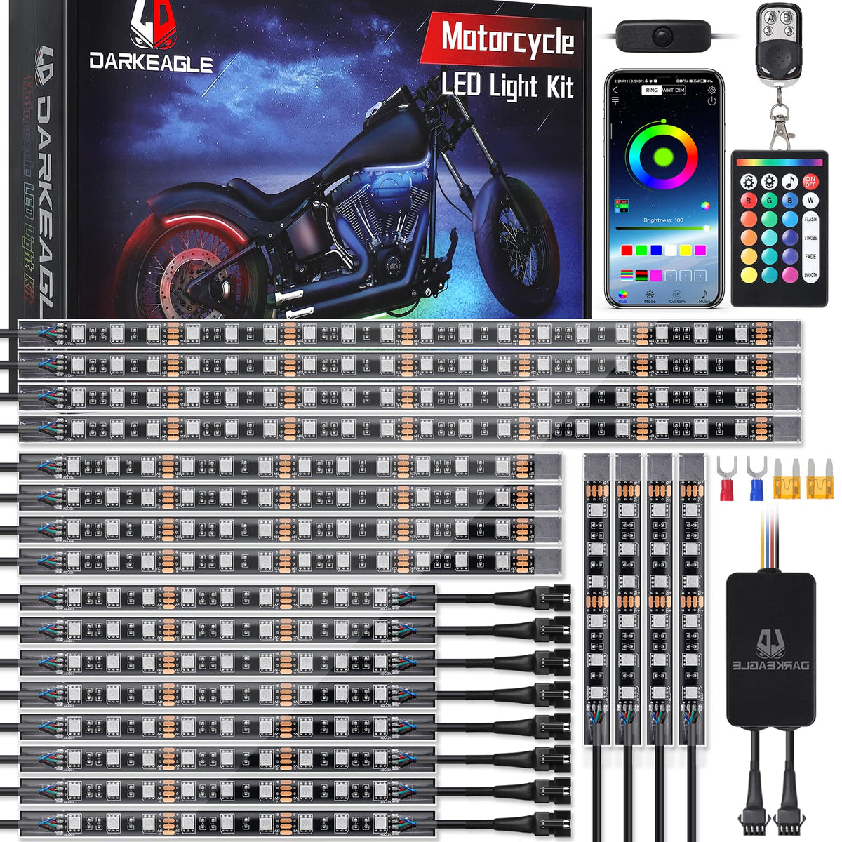 LD DARKEAGLE front packaging showing full kit and contents for easy identification