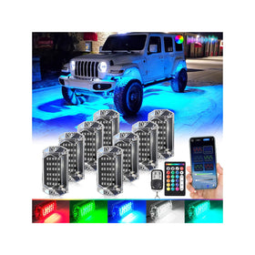 LD DARKEAGLE front pods kit showing complete 8-pod layout and benefit of full underglow