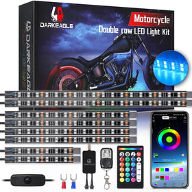 LD DARKEAGLE kit laid out showing strips and controller, clear overview benefit