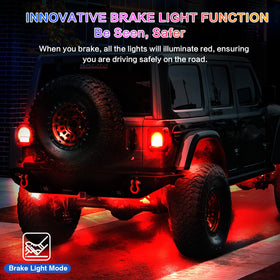 LD DARKEAGLE weatherproof housing detail showing IP67 durability for off-road use