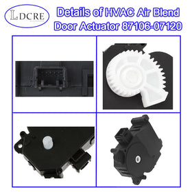 LDCRE actuator installed in vehicle dash demonstrating restored HVAC control benefit