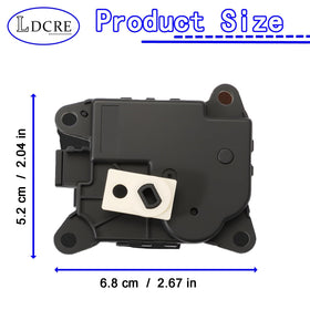 LDCRE actuator next to ruler for size comparison aiding correct selection