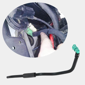 LDCRE hose beside ruler showing length and scale for accurate fit confirmation