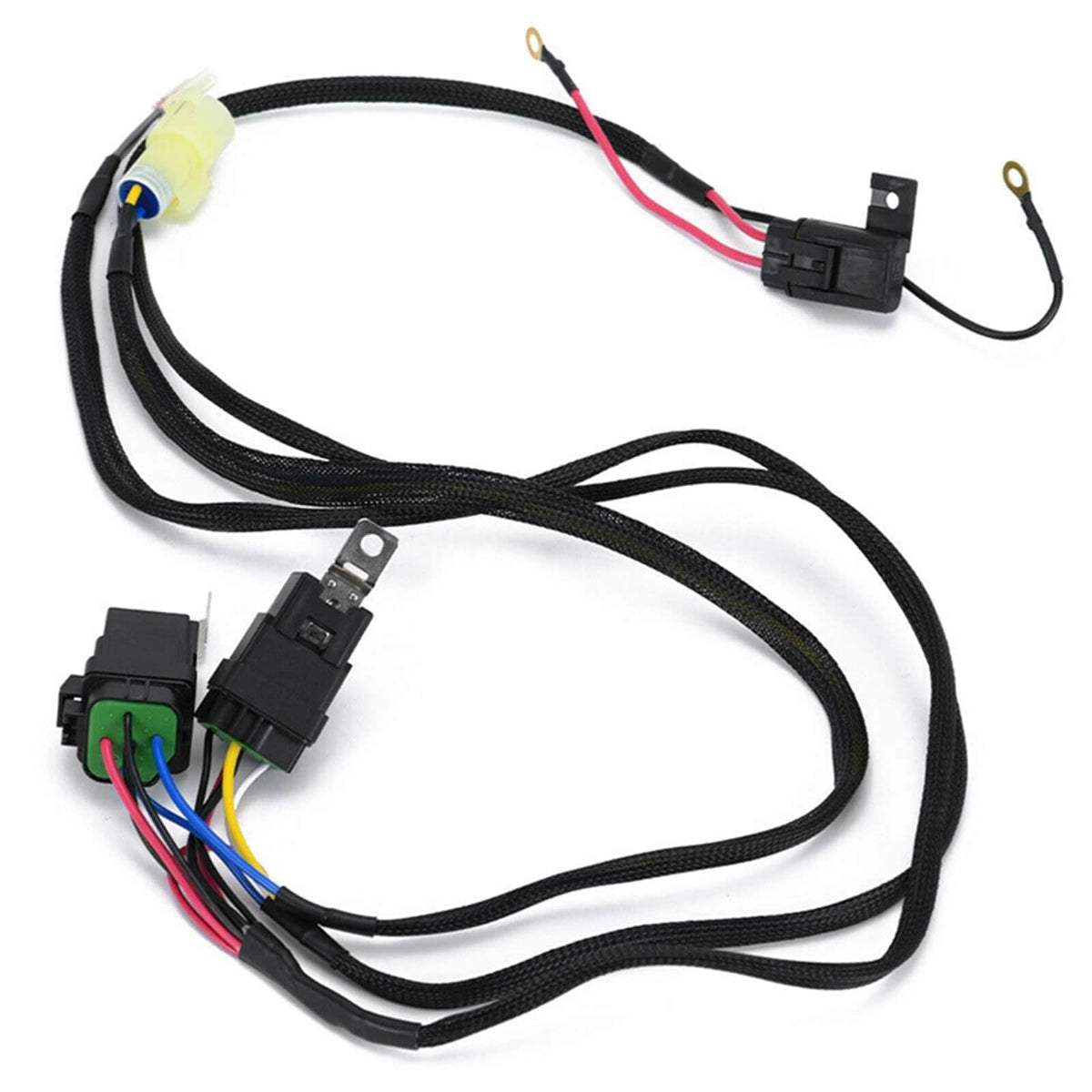 LDCRE harness in lifestyle shot on Foreman 450 illustrating restored smooth shifting