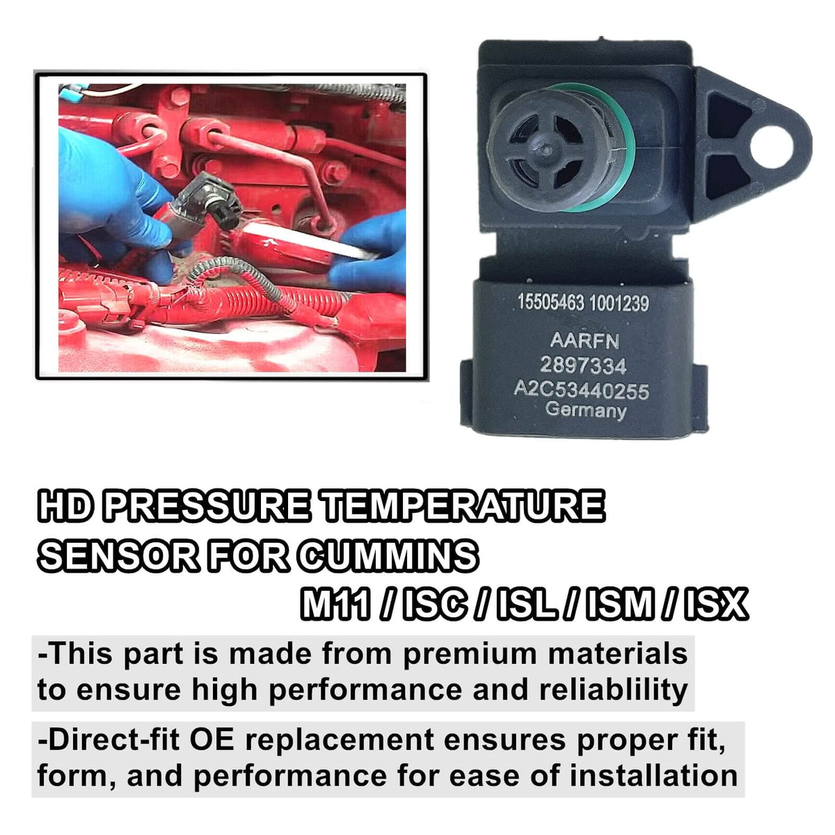 LDCRE sensor in workshop during replacement helping technicians reduce downtime