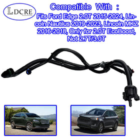 LDCRE purge valve installed under hood showing correct routing