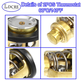 LDCRE thermostat next to ruler size comparison for accurate fit benefit