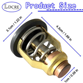 LDCRE thermostat two-piece set in packaging for convenient spare benefit