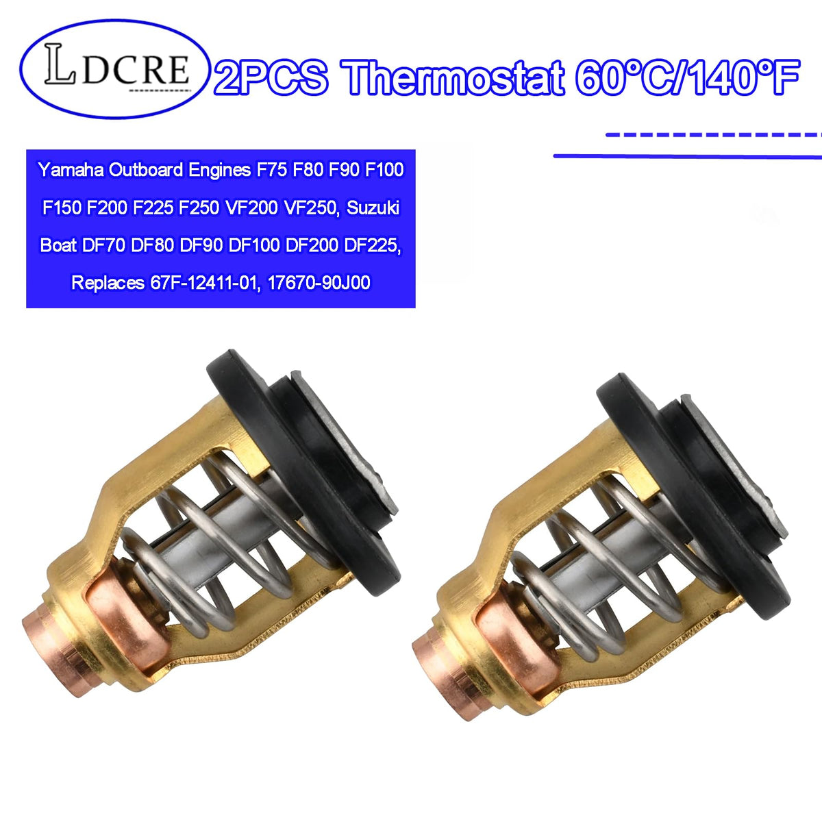 LDCRE thermostat side close-up highlighting solid metal construction benefit