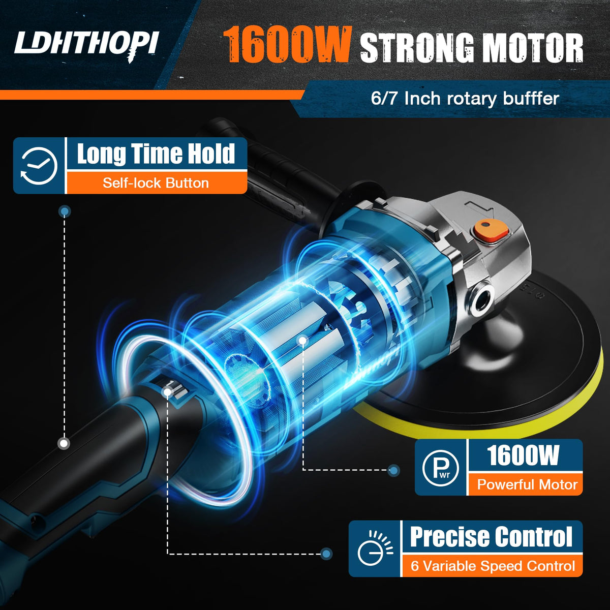 LDHTHOPI detachable side handle close-up offering improved grip and stability