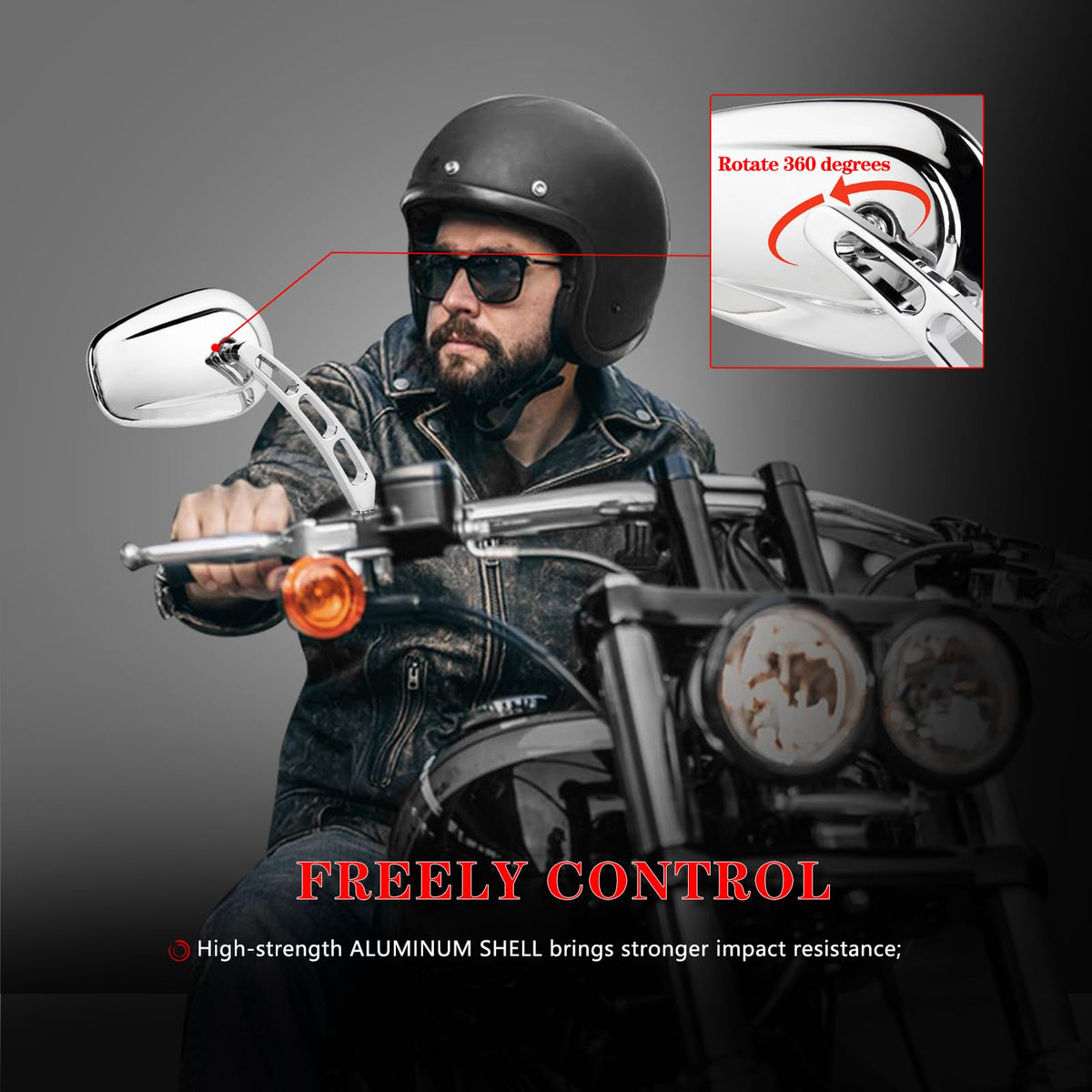 LDJXDADI chrome finish detail highlighting rust-resistant plated surface