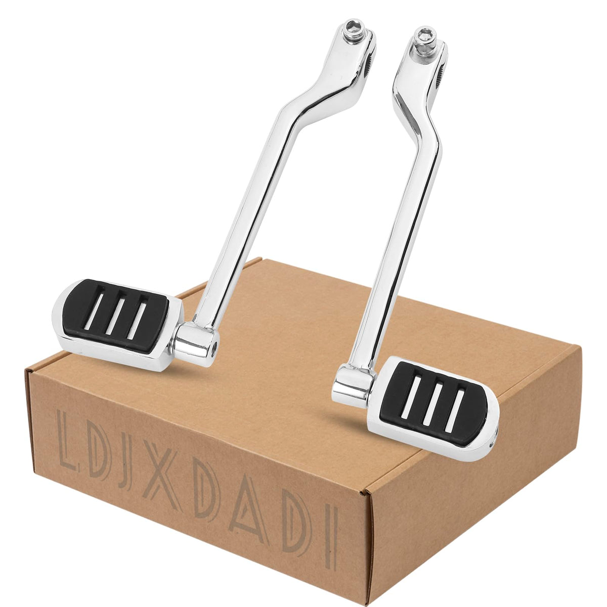 LDJXDADI front shifter assembly chrome finish showing fit and durability