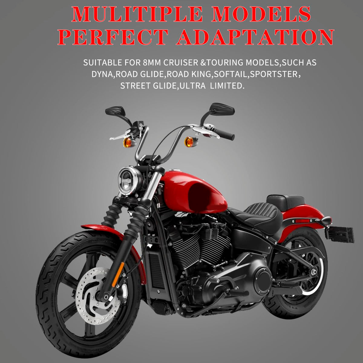 LDJXDADI installed on handlebar showing expanded rear view and improved safety