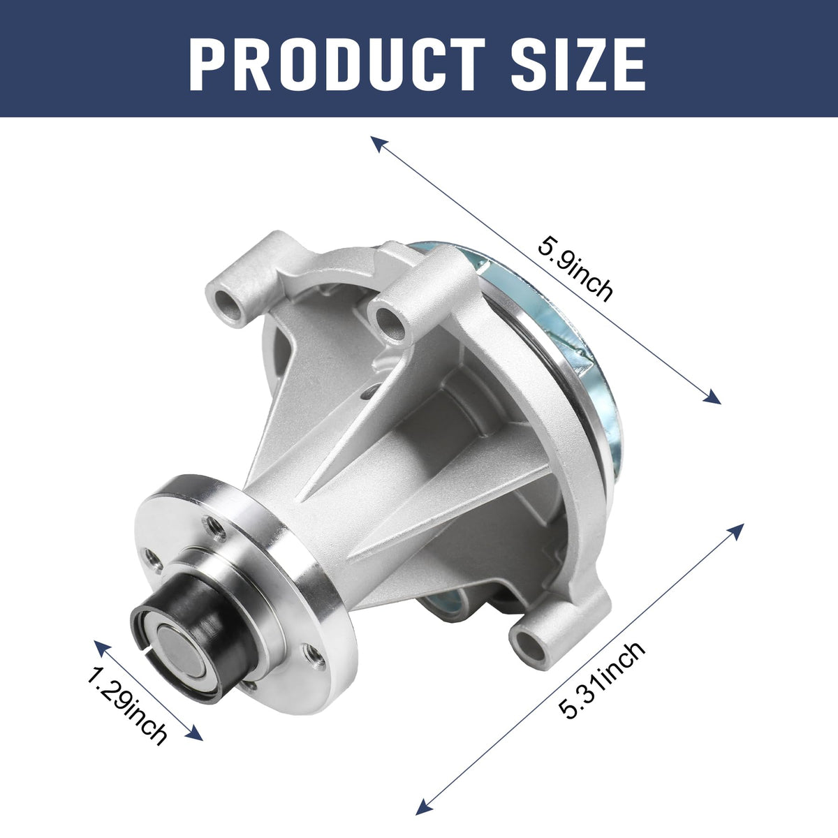 LDMINDA AW4130 installed on engine, demonstrating correct fitment and restored circulation