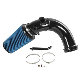 LDMINDA front-angle installed intake showing fit and improved airflow