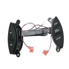 LDMINDA front packaging showing complete cruise control kit and warranty benefit