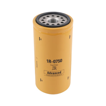 LDMINDA front view of 1R-0750 diesel fuel filter showing fit and form for quick identification