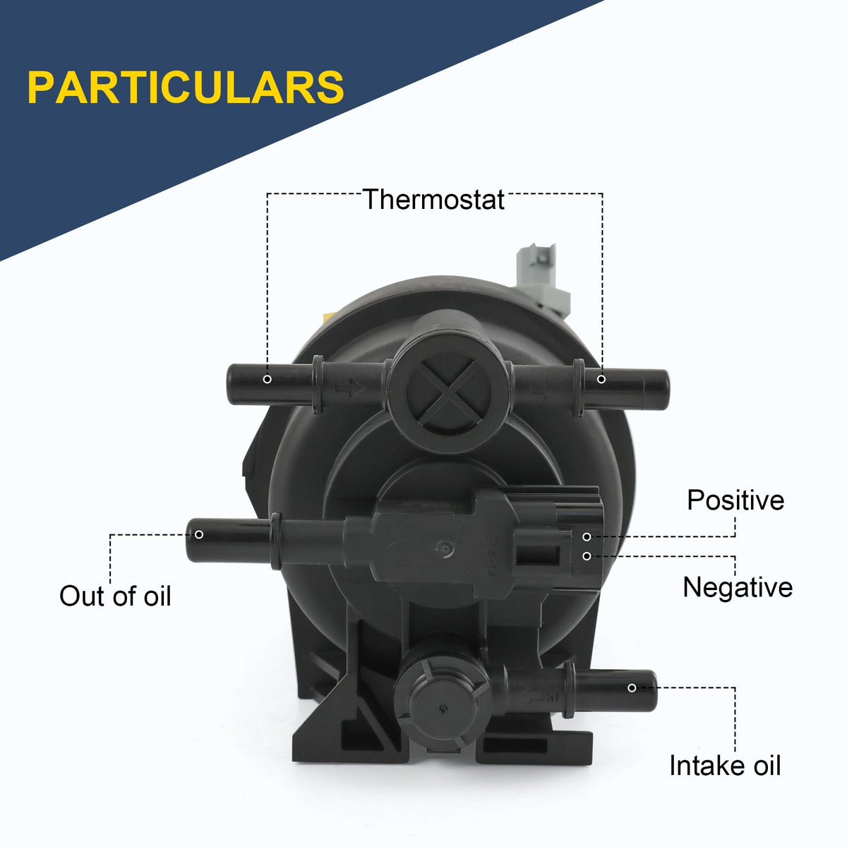 LDMINDA fuel pump electrical connector detail for easy direct-fit installation