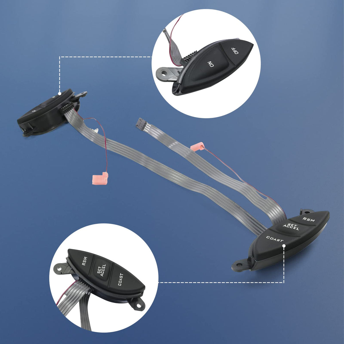 LDMINDA wiring harness and terminals detail showing ready-to-install connectors