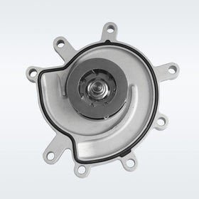LDMINDA water pump installed on an engine block illustrating correct fitment