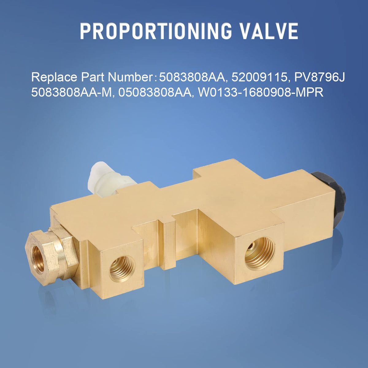 LDMINDA close-up of valve ports highlighting brass build and leak-resistant design