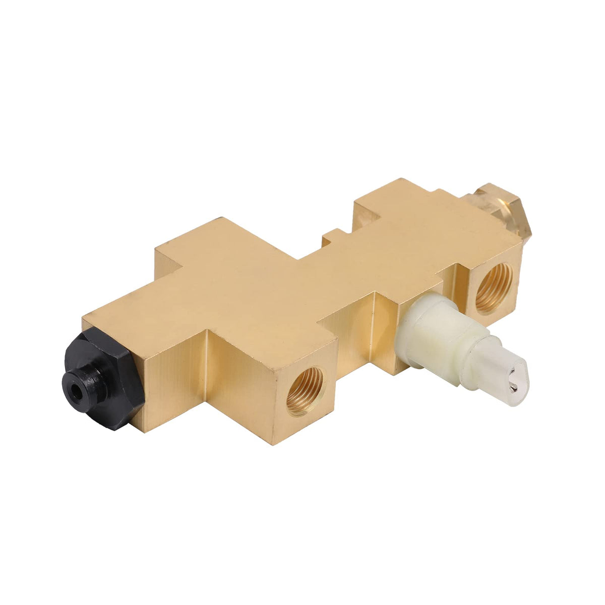 LDMINDA proportioning valve front view showing ports and bracket, reliable replacement